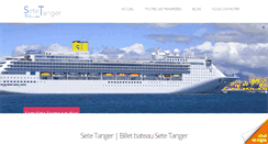 Desktop Screenshot of ferry-sete-tanger.com