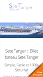 Mobile Screenshot of ferry-sete-tanger.com