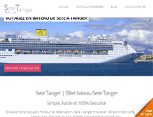 Tablet Screenshot of ferry-sete-tanger.com